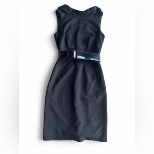 White House Black Market Black Sleeveless Dress